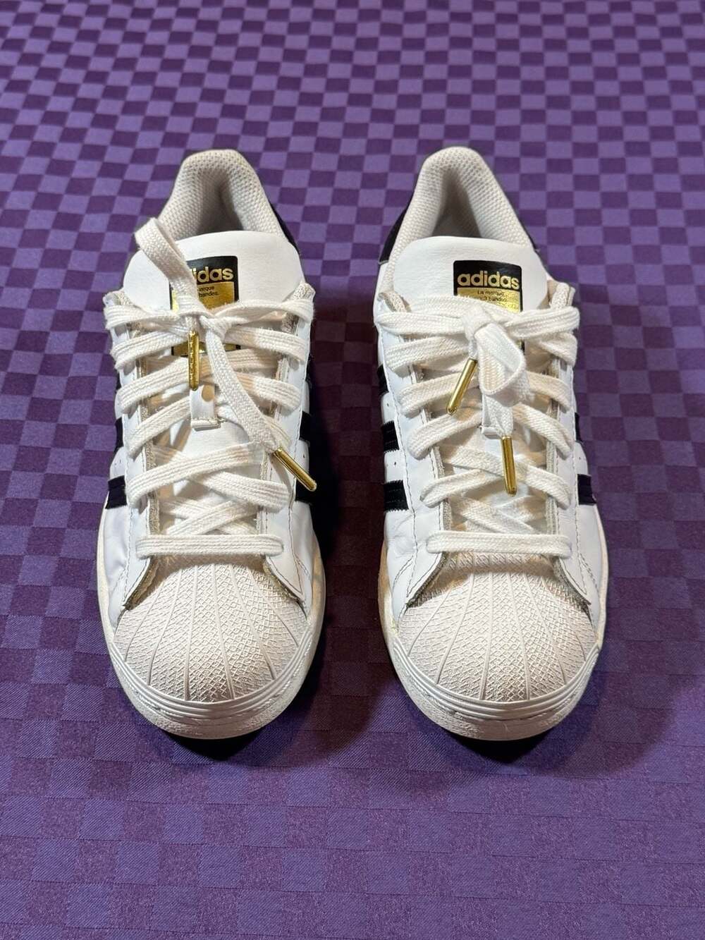 Adidas Superstar Floral Print Shell Toe Sneakers White/Black